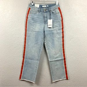 A Loves A Red Stripes High Rise  Ankle Jeans - Women's 27